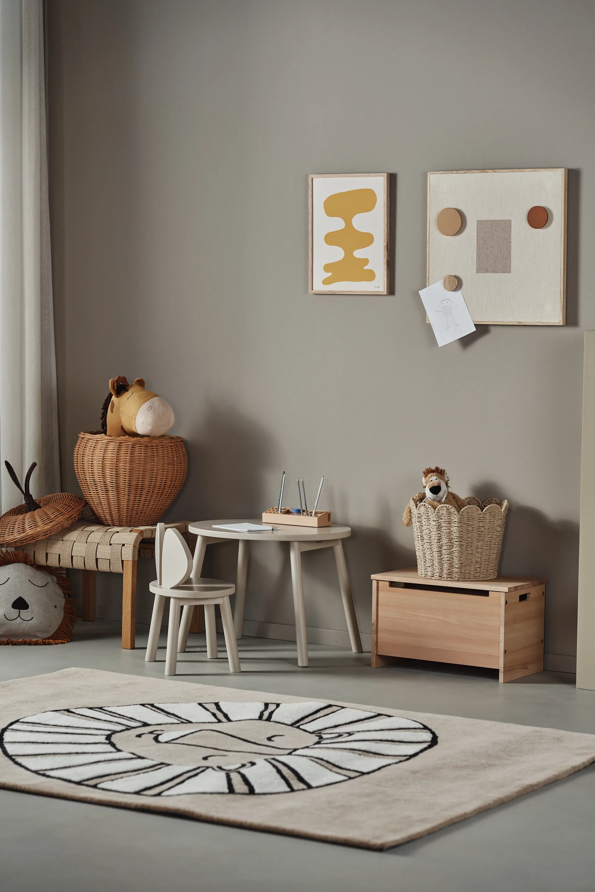 Roar uldtæppe 170x240 cm, Sand Scandi Living