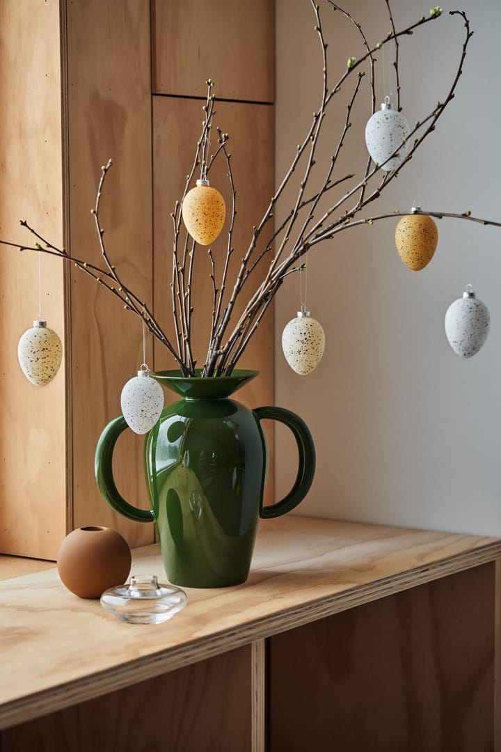 Ruge glasæg 8 cm 6-pak, Gul Scandi Living