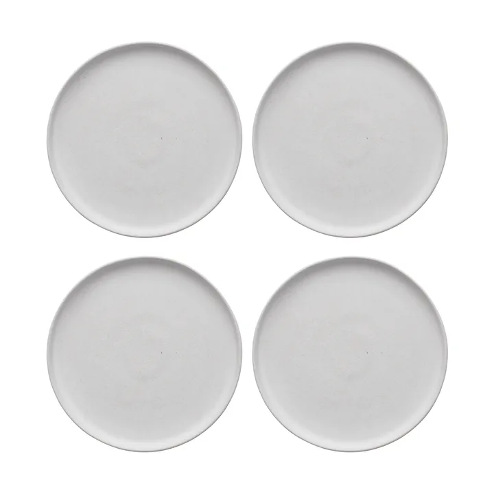 Sandsbro asiet offwhite, Ø20 cm, 4-pak - Scandi Living
