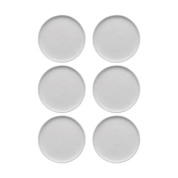 Sandsbro asiet offwhite, Ø20 cm, 6-pak - Scandi Living