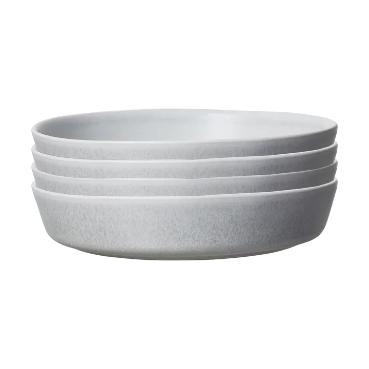 Sandsbro pastatallerken lysegrå, Ø23 cm, 4-pak - Scandi Living