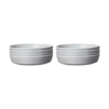 Sandsbro pastatallerken lysegrå, Ø23 cm, 6-pak - Scandi Living