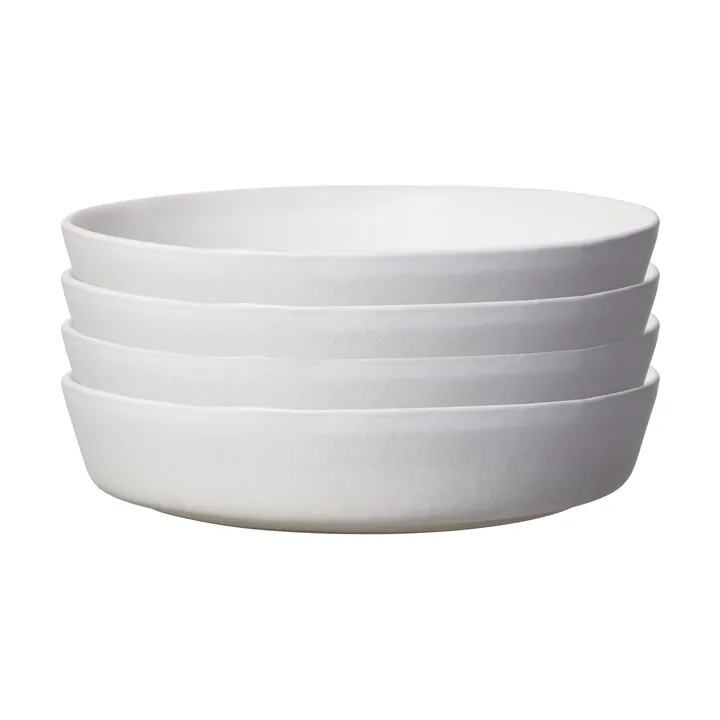 Sandsbro pastatallerken offwhite, Ø23 cm, 4-pak - Scandi Living