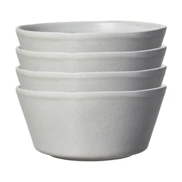Sandsbro skål lysegrå, Ø15 cm, 4-pak - Scandi Living