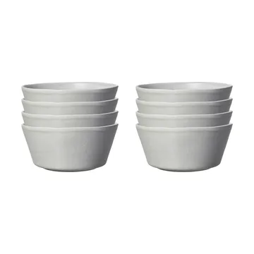 Sandsbro skål lysegrå, Ø15 cm, 8-pak - Scandi Living