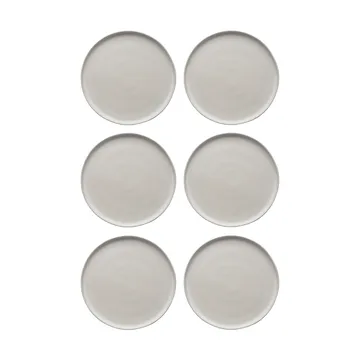 Sandsbro tallerken offwhite, Ø26 cm, 6-pak - Scandi Living