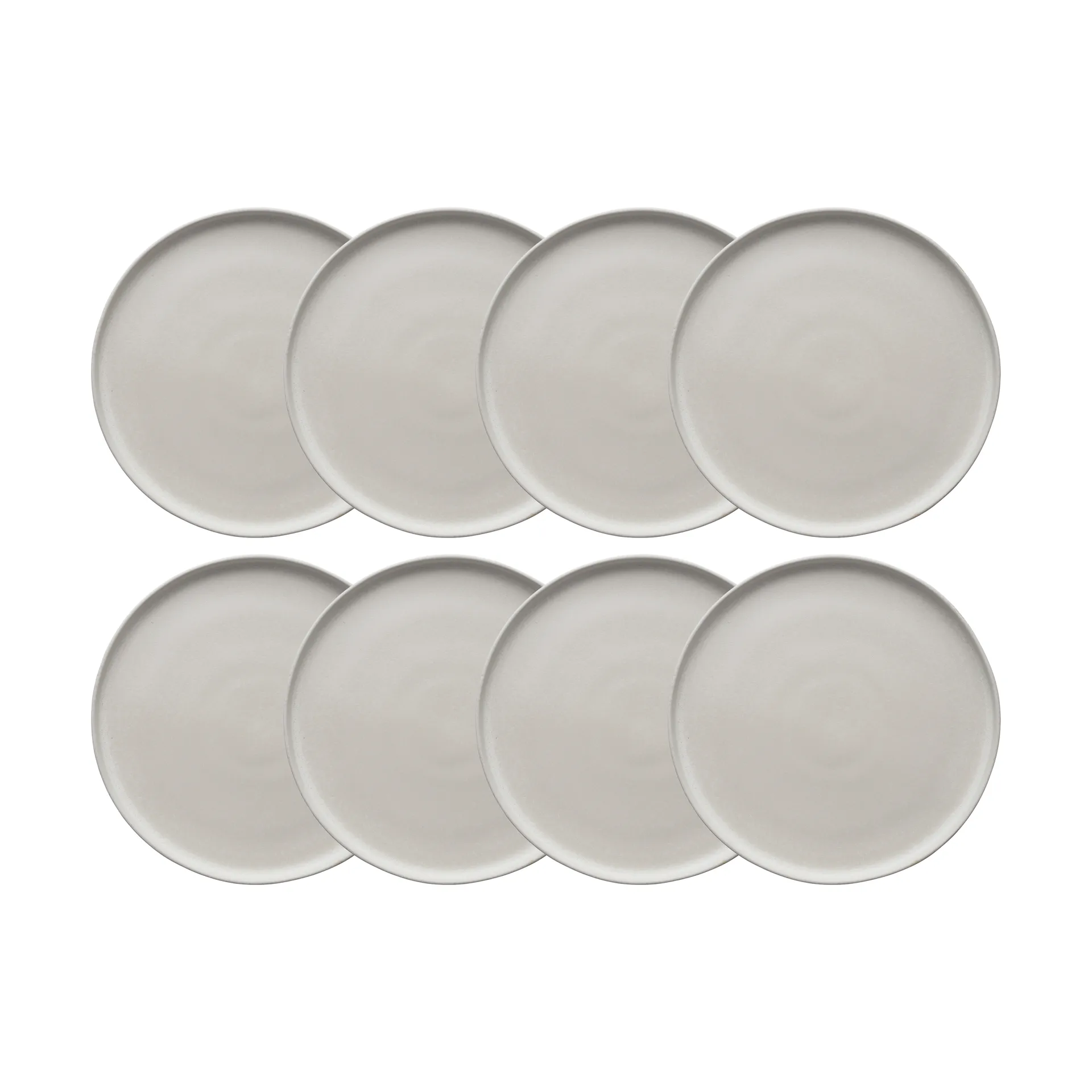 Sandsbro tallerken offwhite, Ø26 cm, 8-pak,  Scandi Living