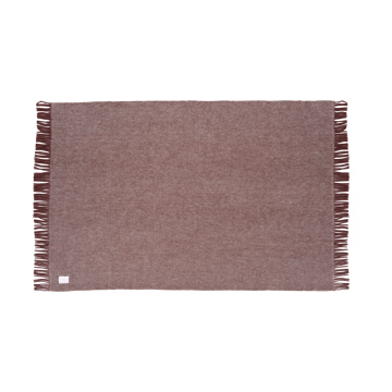 Sandstone uldplaid 130x180 cm - Burgundy - Scandi Living