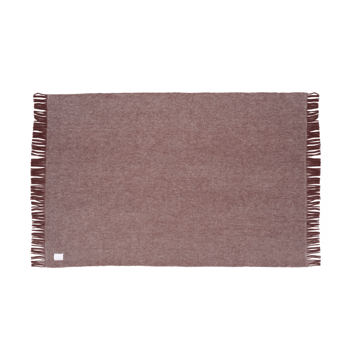 Sandstone uldplaid 130x180 cm, Burgundy Scandi Living