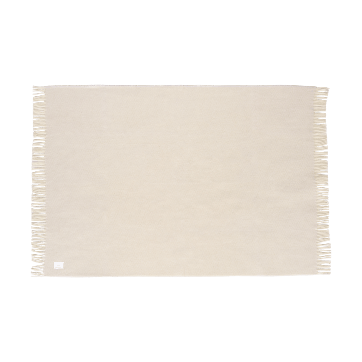 Sandstone uldplaid 130x180 cm, Creme Scandi Living