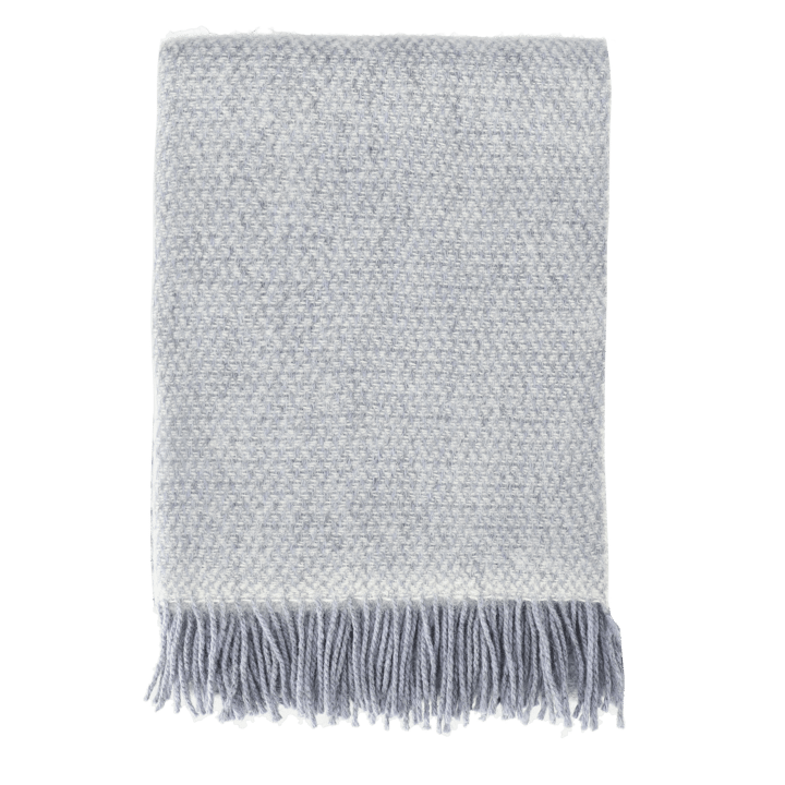 Sandstone uldplaid 130x180 cm - Dueblå Melange - Scandi Living