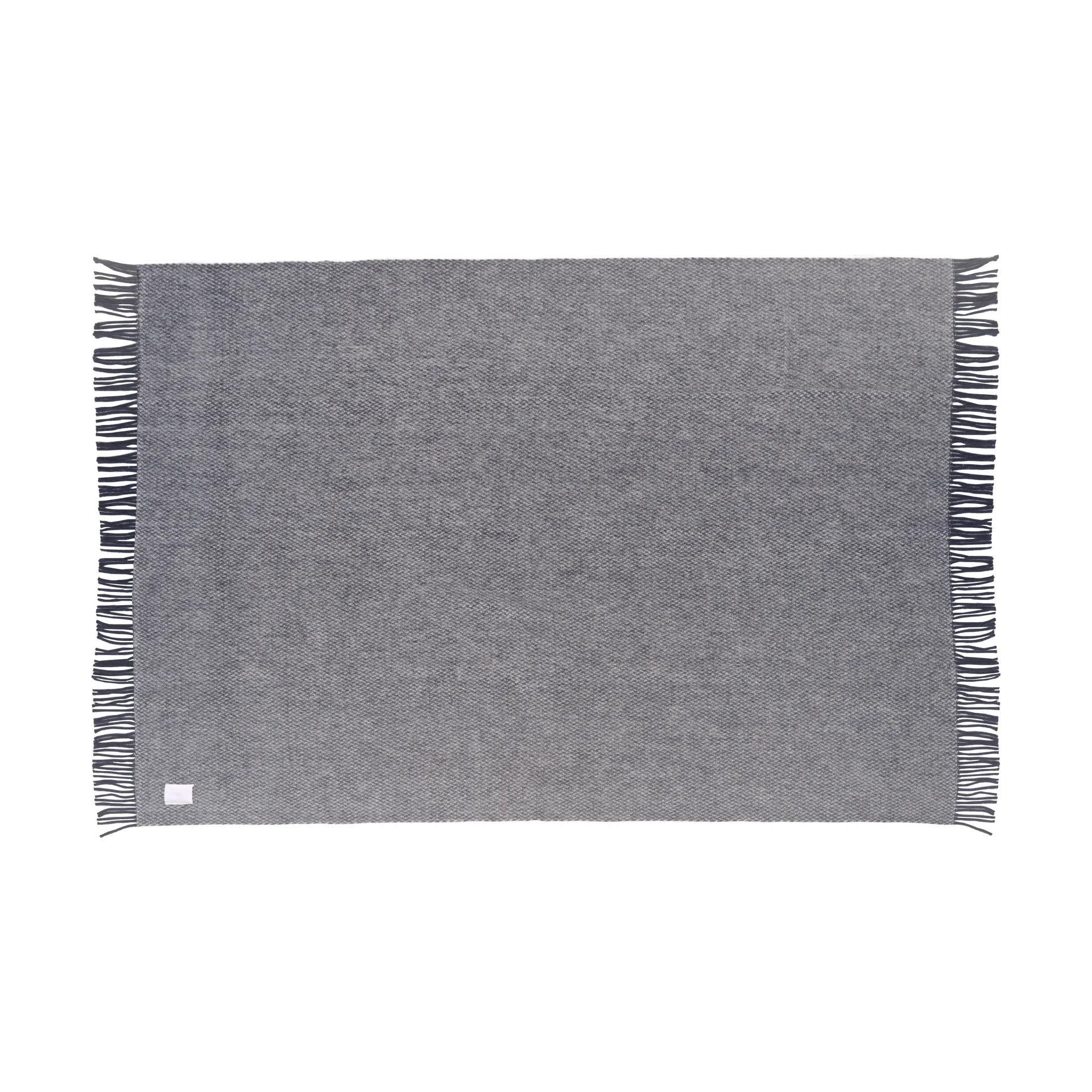 Sandstone uldplaid 130x180 cm, Indigo blå Scandi Living