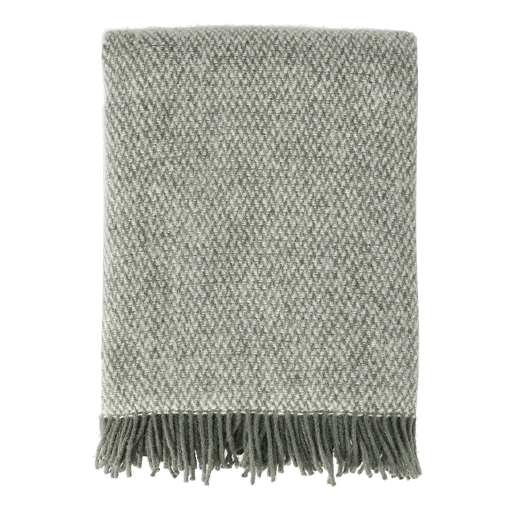 Sandstone uldplaid 130x180 cm - Khaki grøn - Scandi Living