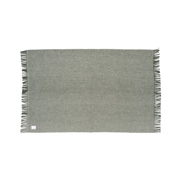 Sandstone uldplaid 130x180 cm - Khaki grøn - Scandi Living