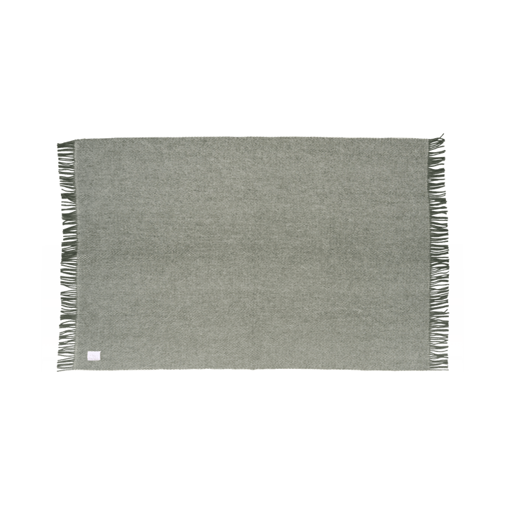 Sandstone uldplaid 130x180 cm, Khaki grøn Scandi Living