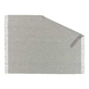 Sandstone uldplaid 130x180 cm - Lysegrå - Scandi Living