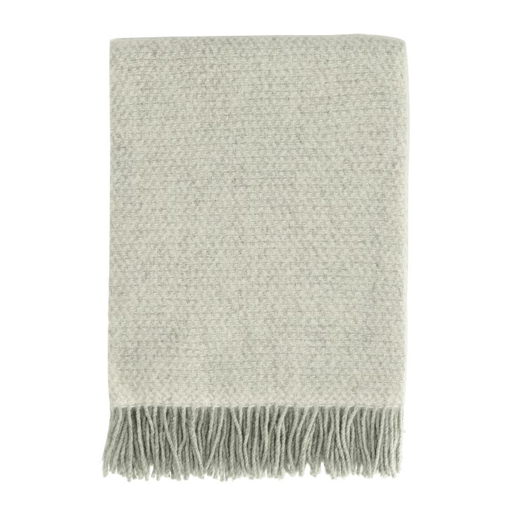 Sandstone uldplaid 130x180 cm - Sage Melange - Scandi Living