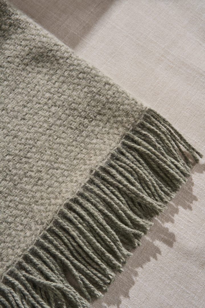 Sandstone uldplaid 130x180 cm, Sage Melange Scandi Living