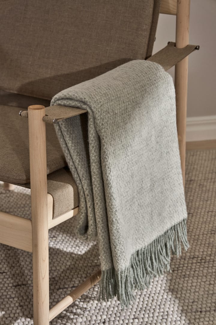 Sandstone uldplaid 130x180 cm, Sage Melange Scandi Living
