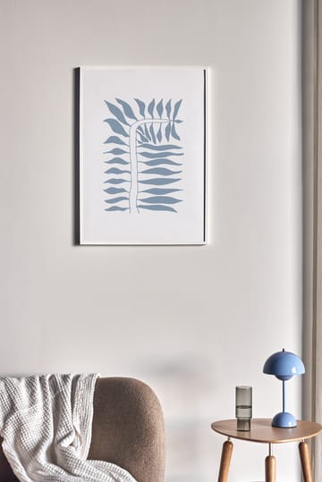 Seeding plakat blå - 30x40 cm - Scandi Living