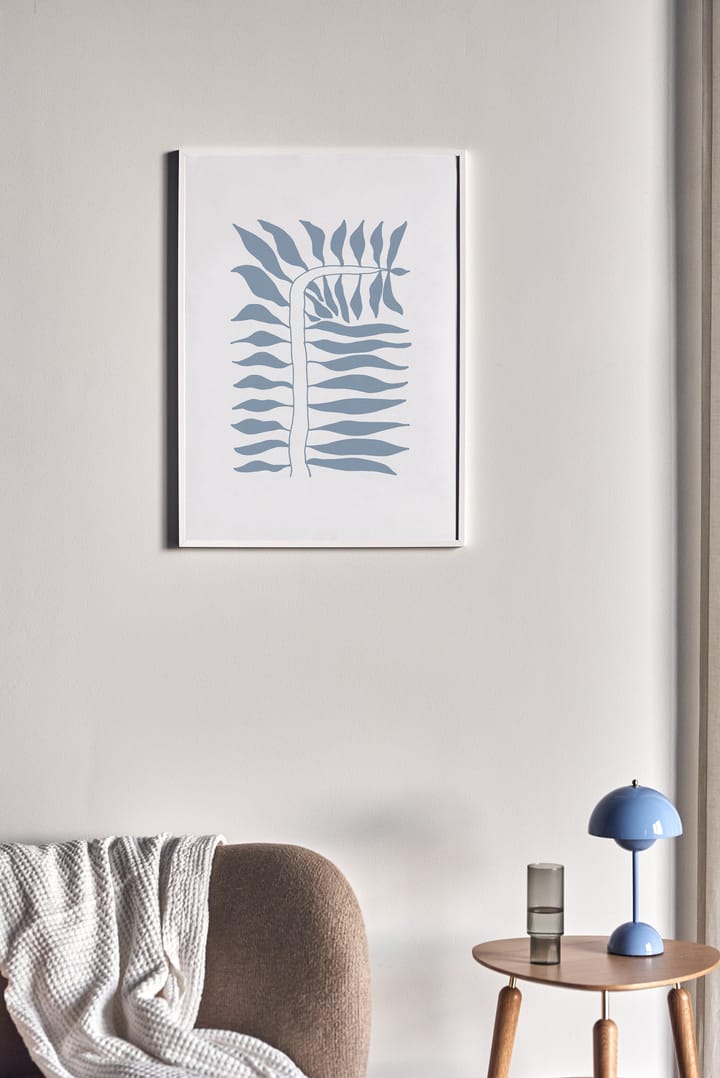 Seeding plakat blå - 30x40 cm - Scandi Living