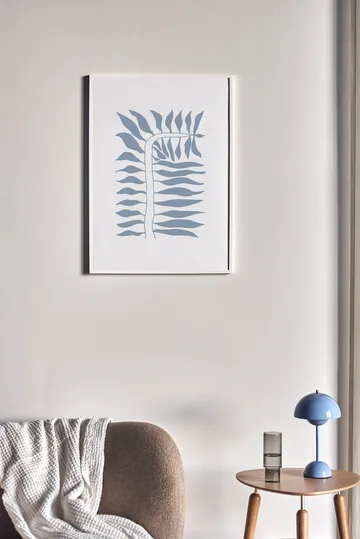Seeding plakat blå - 50x70 cm - Scandi Living