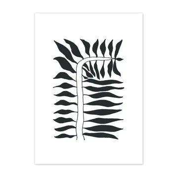 Seeding plakat sort - 50x70 cm - Scandi Living