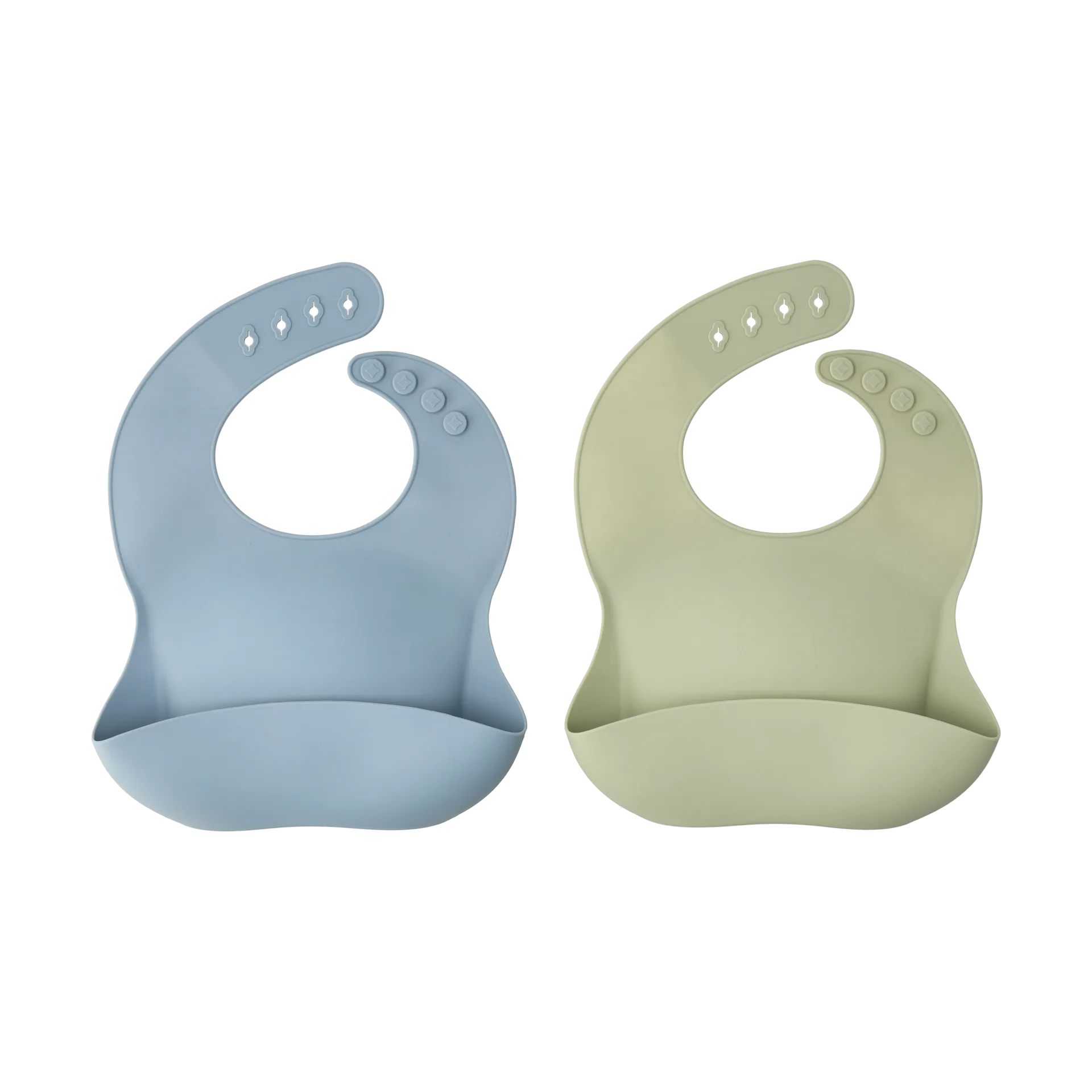 Silly hagesmæk silikone 2-pak, Green-blue Scandi Living