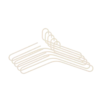 Smooth bøjle 5-pak - Beige - Scandi Living