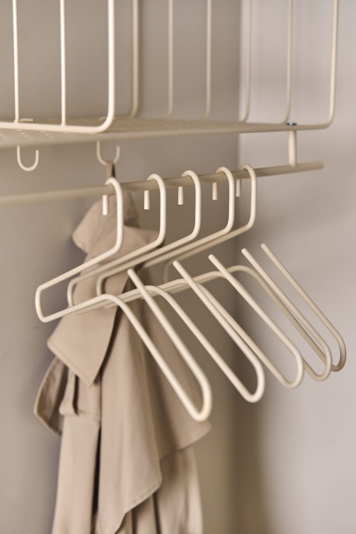 Smooth bøjle 5-pak, Beige Scandi Living