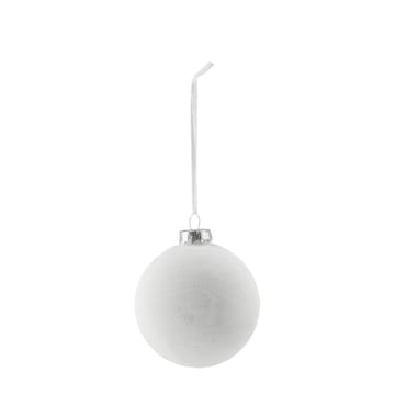 Snowing juletræskugler 6-pak - White - Scandi Living