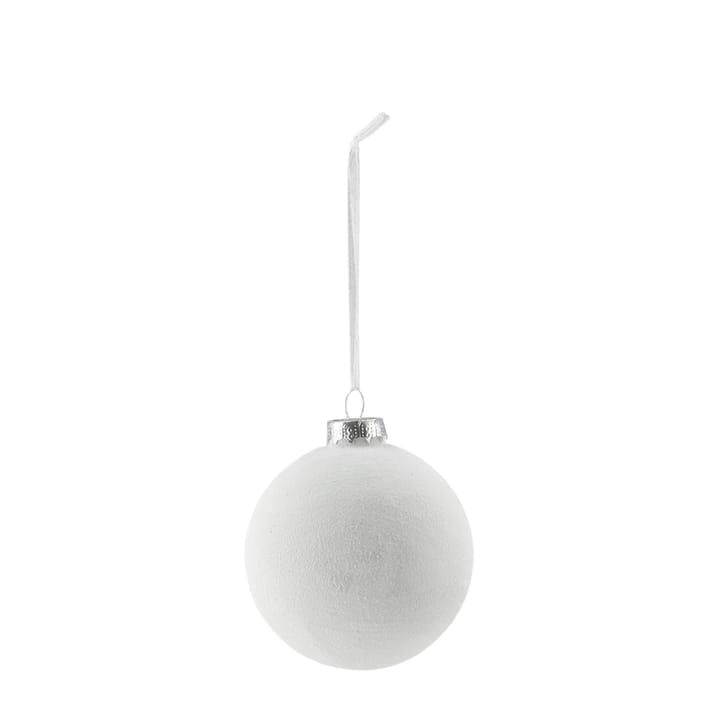 Snowing juletræskugler 6-pak, White Scandi Living