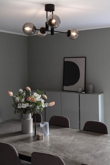 Solar loftslampe sort 73 cm - Røget grå - Scandi Living