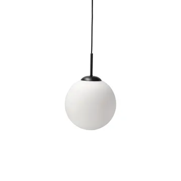 Solar pendel D25 cm - Frostet hvid - Scandi Living