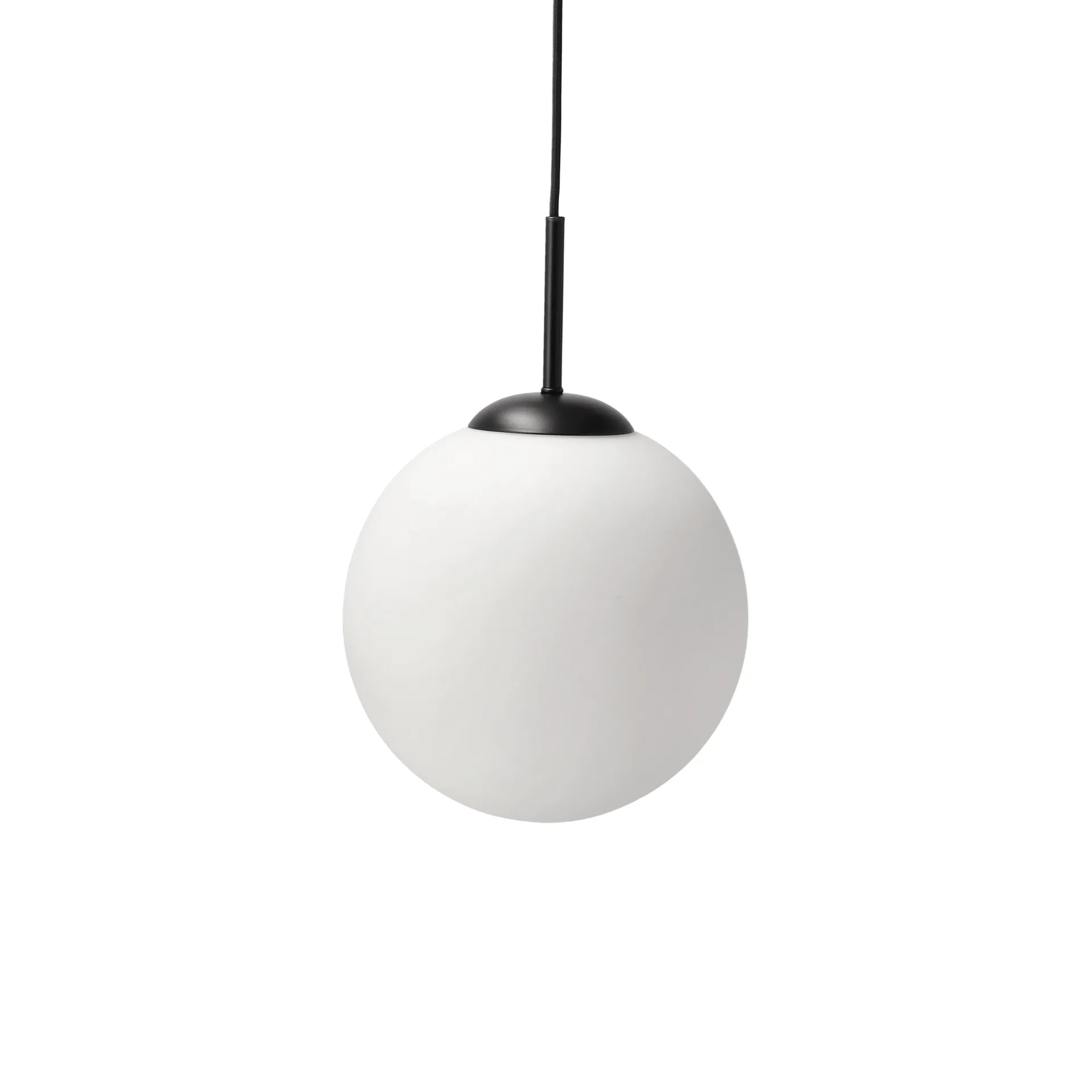 Solar pendel D25 cm, Frostet hvid Scandi Living