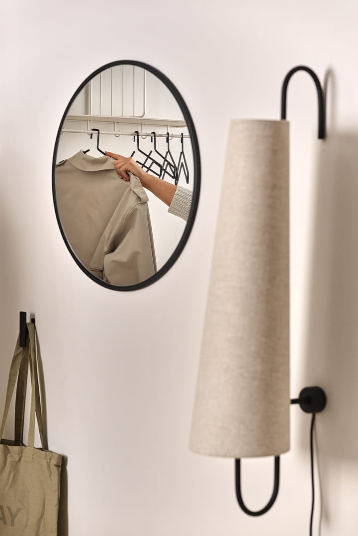 Sphere spejl Ø60 cm, Black Scandi Living