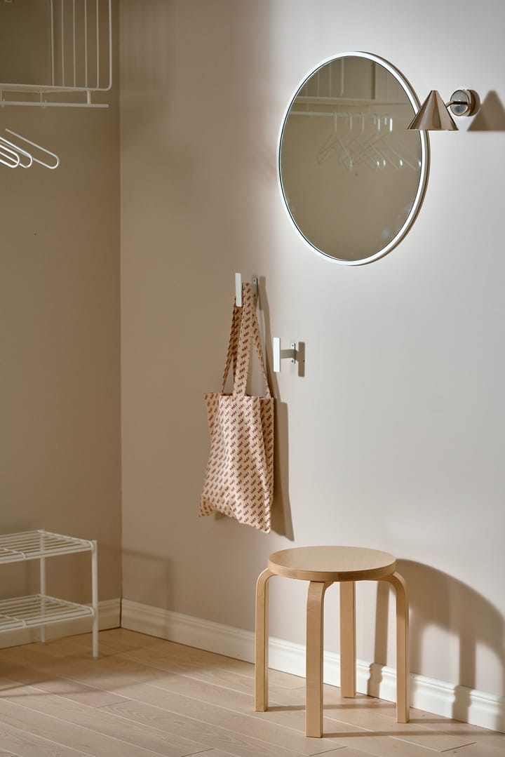 Sphere spejl Ø60 cm, White Scandi Living