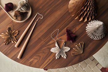 Spira juletræskugler 4-pak - Beige - Scandi Living