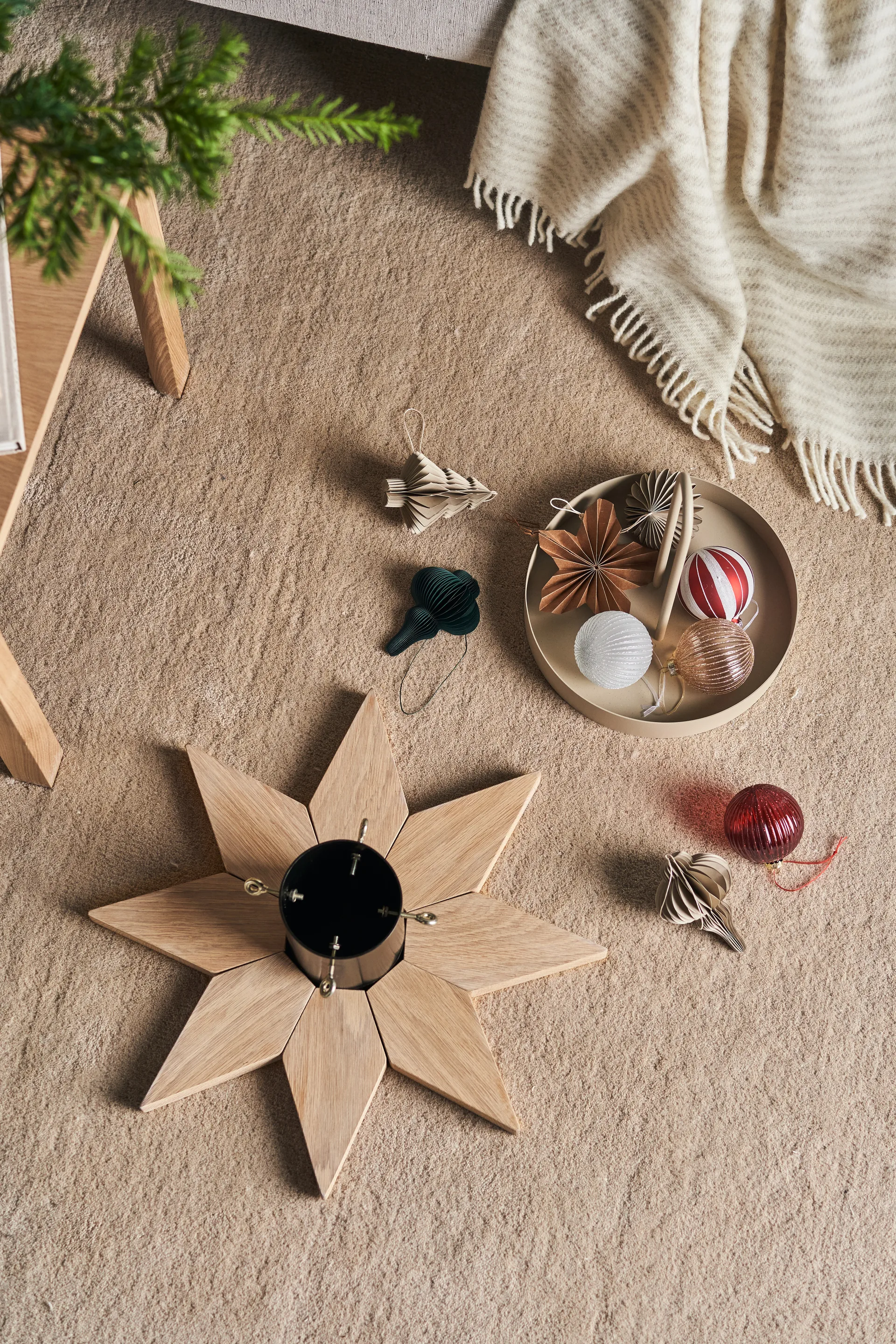 Spira juletræskugler 4-pak, Forest Green Scandi Living