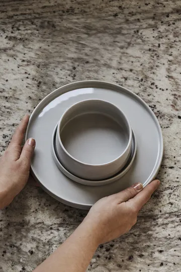 Taper servicesæt 12 dele - Lysegrå - Scandi Living