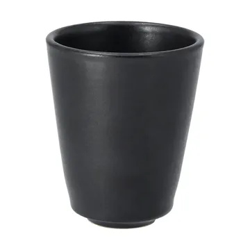 Terra cappuccinokop - Sort stentøj, 14,5 cl - Scandi Living