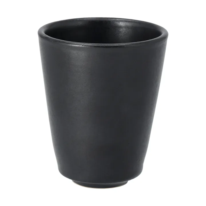 Terra cappuccinokop - Sort stentøj, 14,5 cl - Scandi Living
