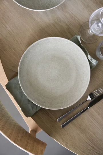 Terra middagstallerken - Beige stentøj, Ø26,5 cm - Scandi Living