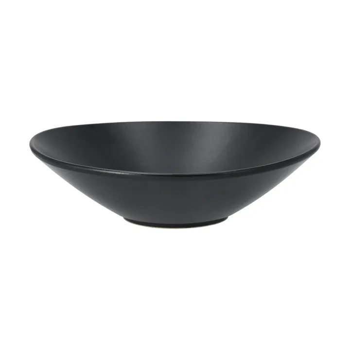 Terra salatskål - Sort stentøj, Ø30 cm - Scandi Living