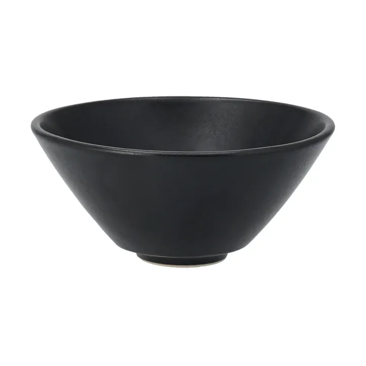 Terra serveringsskål - Sort stentøj, Ø12 cm - Scandi Living