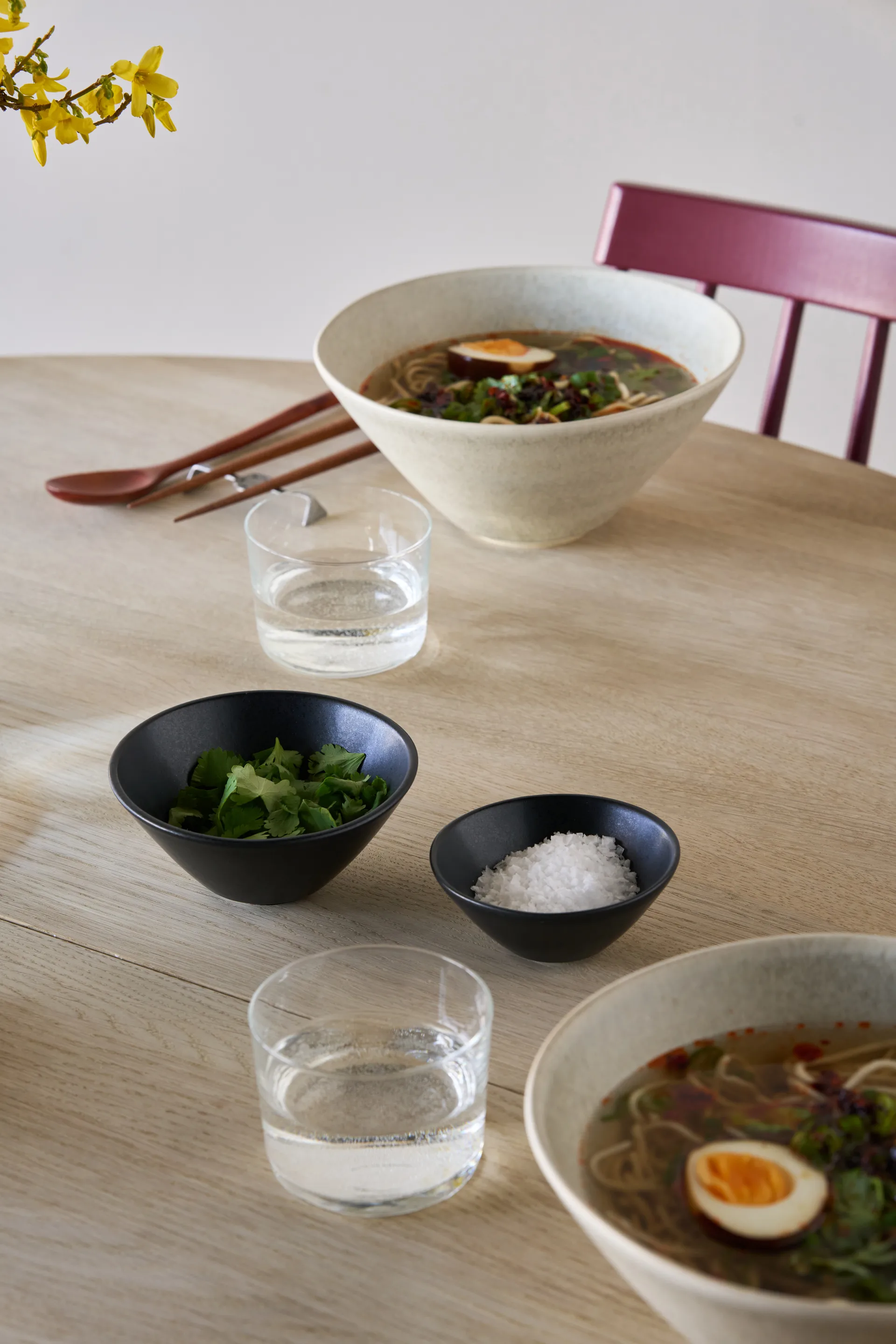 Terra serveringsskål, Sort stentøj, Ø12 cm Scandi Living