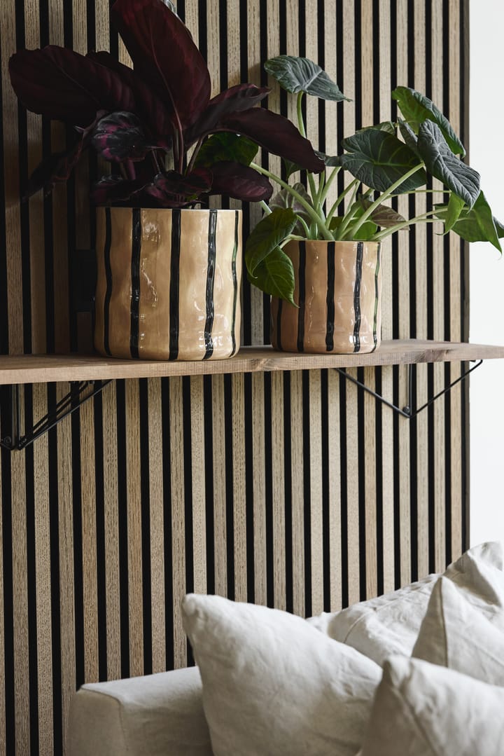 Thirve krukke Ø20 cm, Beige-sort Scandi Living