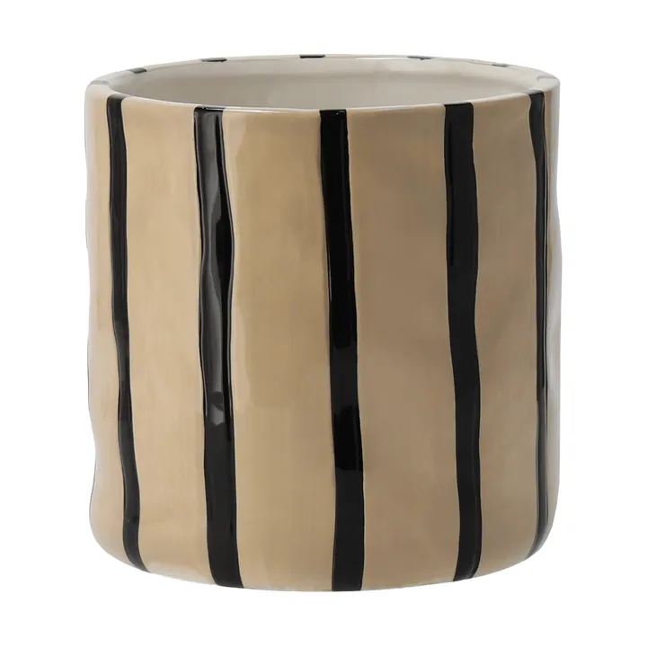 Thrive krukke Ø16 cm - Beige-sort - Scandi Living