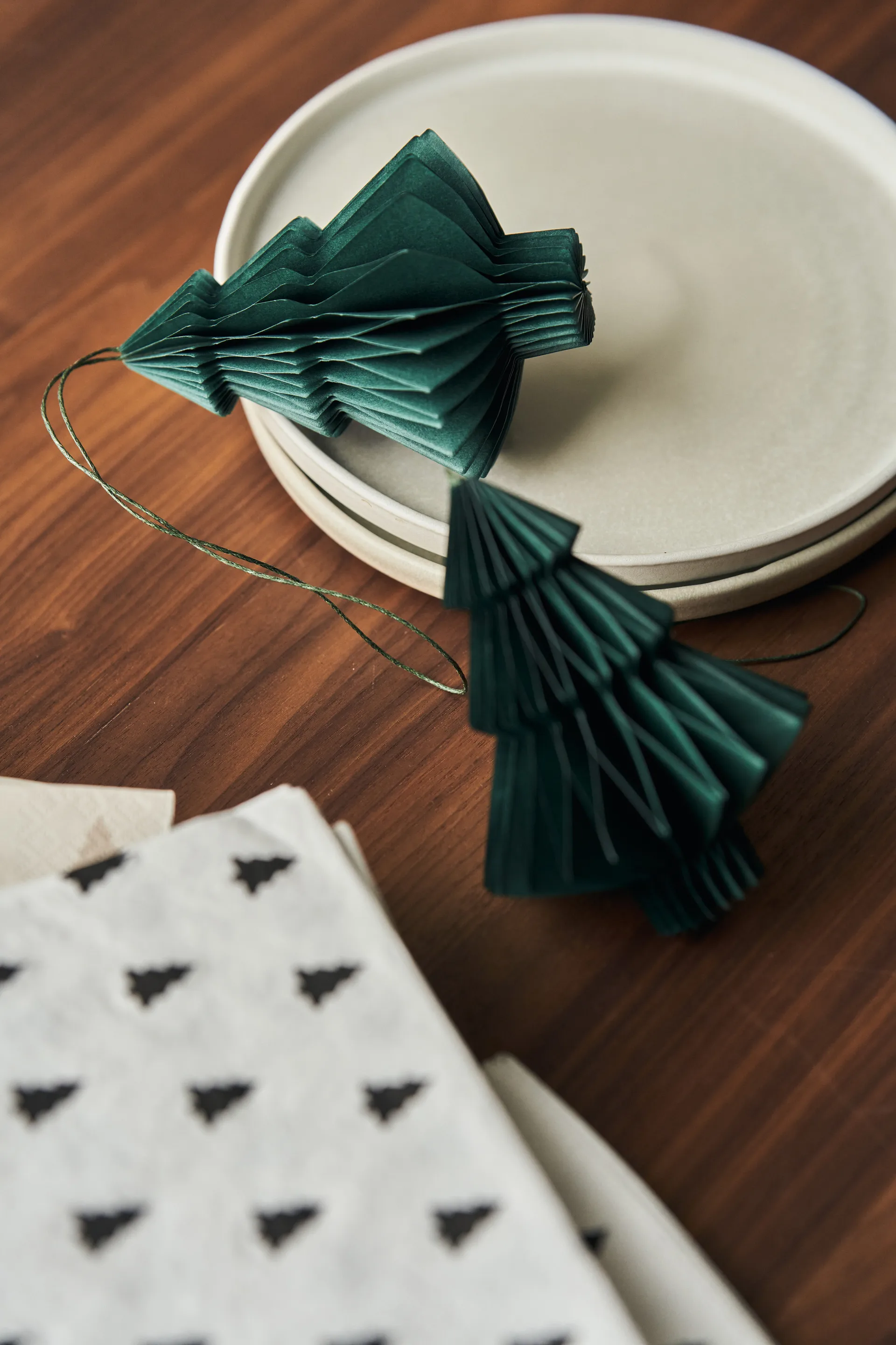 Tree juletræskugler 4-pak, Forest Green Scandi Living