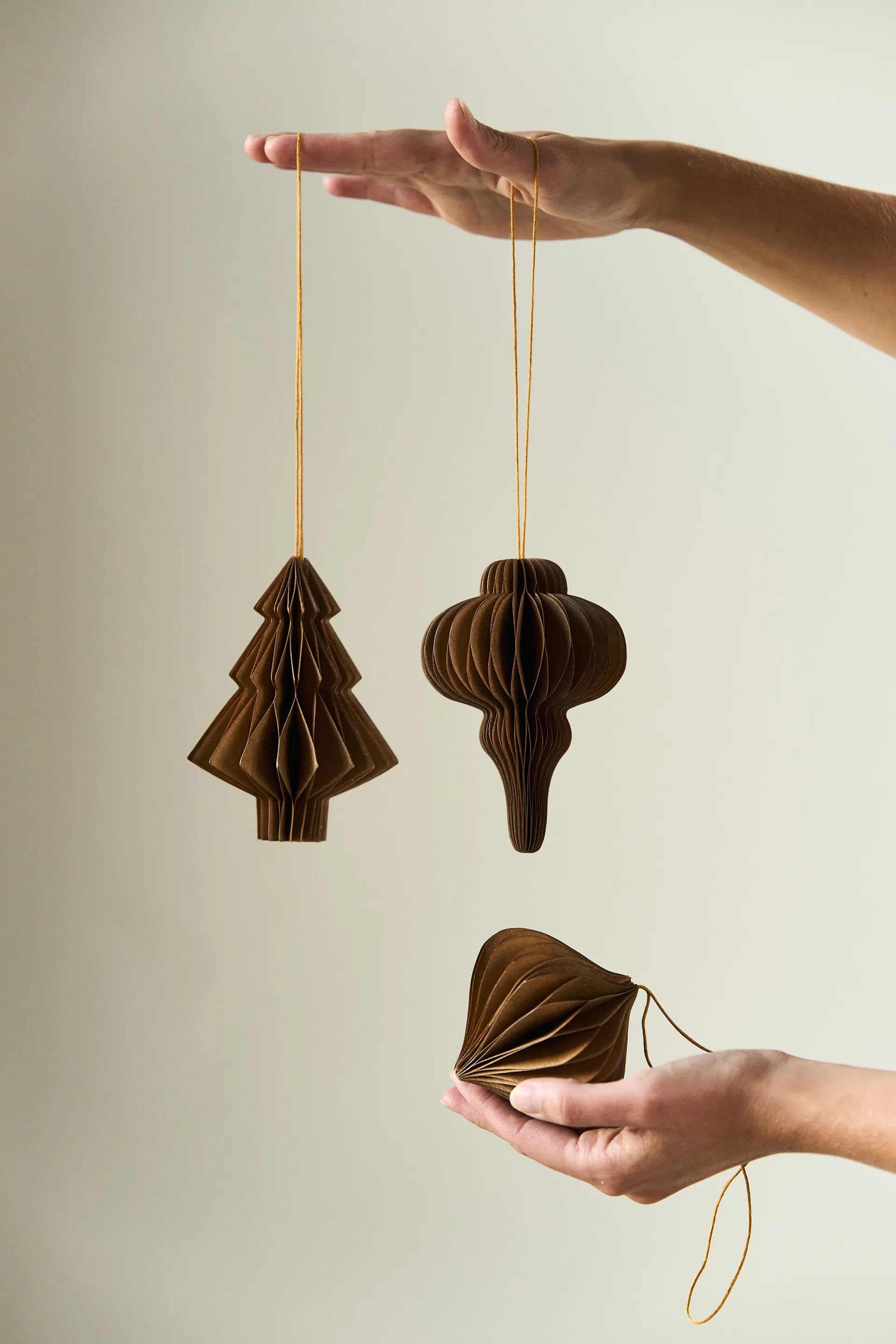 Tree juletræskugler 4-pak, Natural Scandi Living